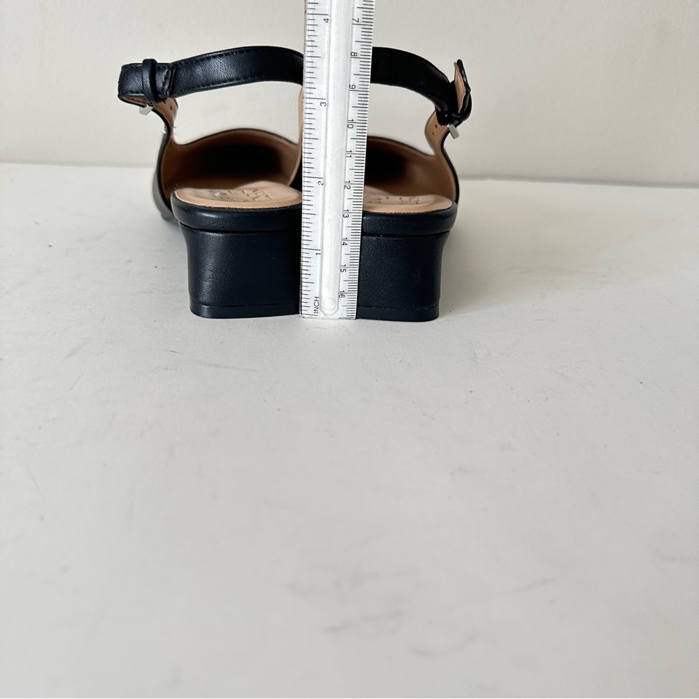 NEW Naturalizer Ginger Black Block Heel Women's Slingbacks, Sz 7M - Picture 8 of 12